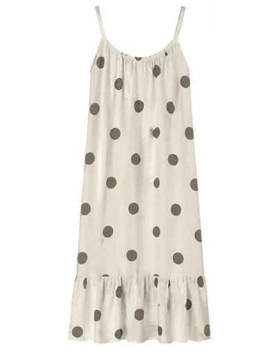 Marta du Chateau - MDCLuliana Kjole - Beige